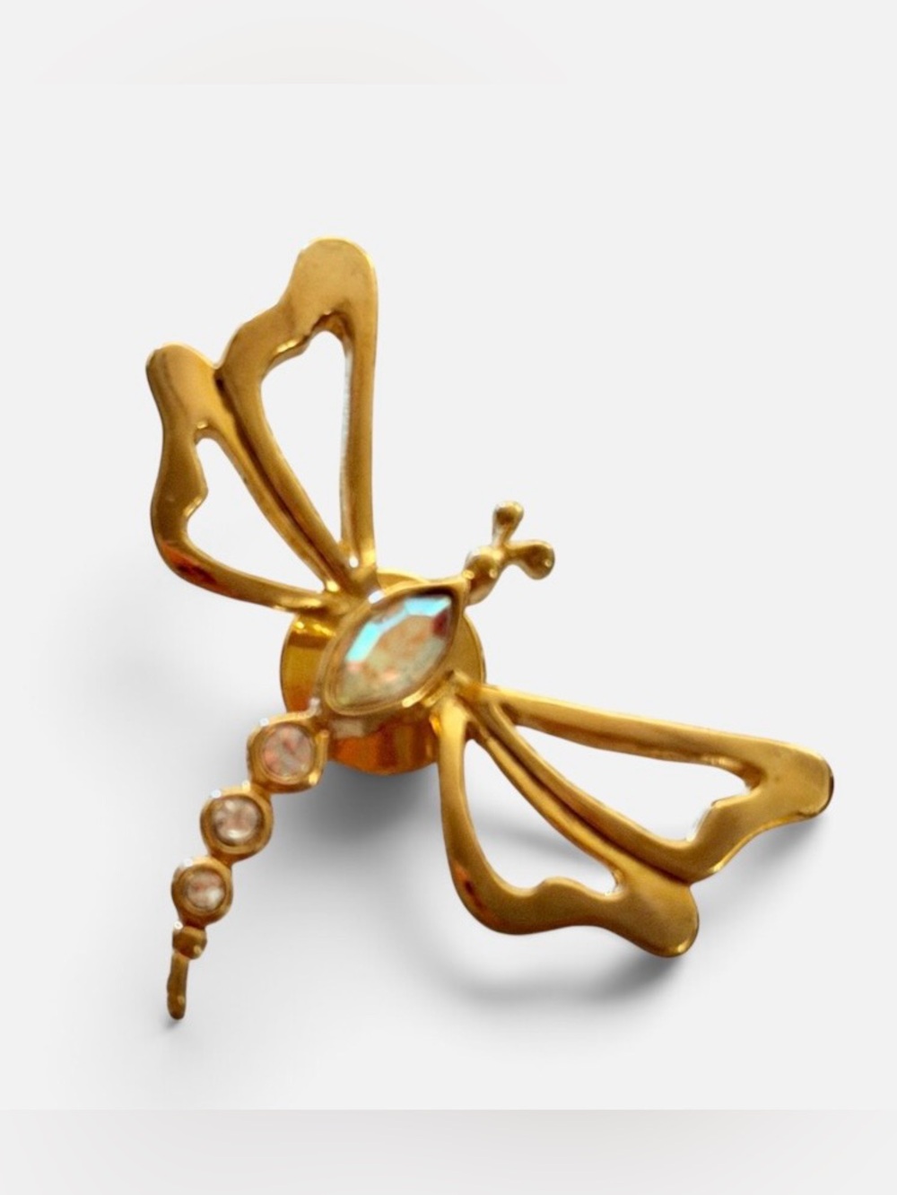 Vintage Avon Gold-Tone Dragonfly Brooch